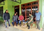 Babinsa Koramil 02/Bebesen Pererat Silaturahmi dan Tingkatkan Keamanan Lewat Komsos di Desa Umang