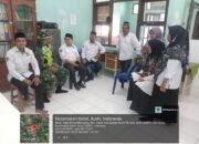 Babinsa Koramil 09/Ketol Jalin Komsos dengan Anggota KUA di Desa Blang Mancung