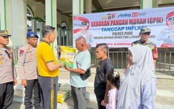 Hari Kedua, Polres Pidie Gelar Gerakan Pasar Murah di Kecamatan Keumala