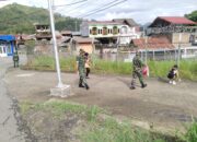 Babinsa Koramil 05/Linge Bersama Pramuka Gelar Bhakti Kebersihan Sambut HUT Pramuka