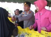 Polres Aceh Timur Gelar Gerakan Pangan Murah, Ribuan Warga Sambut Antusias