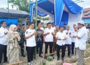 Wali Kota Langsa Letakkan Batu Pertama Pembangunan 18 Rumah Layak Huni CSR PT. SMF
