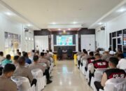 Polres Pidie Gelar Binrohtal Virtual Bersama Polda Aceh