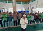 Polres Lhokseumawe dan Driver Ojek Online Gelar Sholat Ghoib untuk Affan Kurniawan