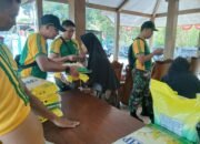 Divif 2 Kostrad Hadirkan Bazar Beras Murah di Tamanharjo