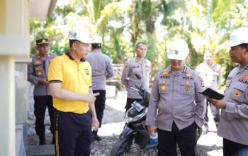 Tim Itwasda Polda Aceh Tinjau Progres Pembangunan Rumah Dinas Polsek Keumala