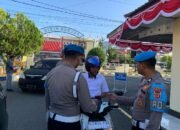 Sipropam Polres Pidie Gelar Gaktibplin dan Pemeriksaan Kendaraan Personel