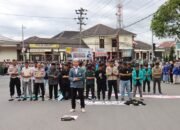 Sikap Humanis Kapolres Aceh Tengah Sambut dan Kawal Aksi Unjuk Rasa AGM dengan Senyum