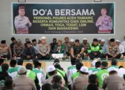 Polres Aceh Tamiang Gelar Dzikir dan Doa Bersama untuk Almarhum Affan Kurniawan dan Keamanan Negara,Bersama Peserta Aksi Demo.