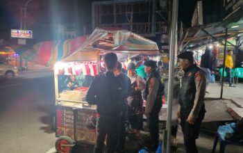 Wujudkan Malam Kondusif, Polres Aceh Tengah Lakukan Patroli Kota