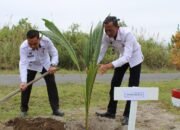 Serentak Se-Indonesia, Rutan Bener Meriah Tanam 200 Bibit Pohon Kelapa Hybrida