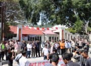 Pengamanan Unras AMG, Polres Aceh Tengah Pastikan Aksi Berjalan Aman dan Kondusif