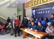 Satreskrim Polres Aceh Tengah Bekuk 3 Pelaku Curanmor, 7 Motor Hasil Curian Disita