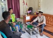 Babinsa Koramil 09/Ketol Gelar Komsos Bersama Warga Bah, Bahas Pendataan Penderita Katarak dan Bibir Sumbing