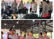 Kapolres Pidie Cek Kesiapan Peralatan Dalmas Satuan Samapta
