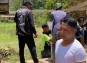 Kokohkan Kamtibmas, Aparatur dan Pemuda Cemparam Jaya Gelar Gotong Royong