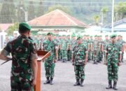 Dandim 0106/Aceh Tengah Pimpin Upacara Kenaikan Pangkat Prajurit