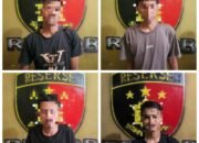 Sat Reskrim Polres Aceh Tengah Ungkap Kasus Pencurian Kopi di Kute Panang, Empat Pelaku Berhasil Diringkus