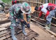 Sentuhan Kasih TNI di Desa Rutih: Satgas TMMD ke-126 Bangun Harapan Lewat Bedah Rumah Warga