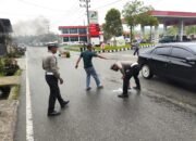 Tak Melihat Kesamping Pemotor Terlibat Kecelakaan Dengan Colt Diesel, Satu Orang Luka-Luka