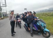 Satlantas Polres Bener Meriah Himbau Pengendara Patuhi Rambu Lalu Lintas dan Wajibkan Penggunaan Helm