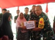 Masyarakat Kute Keramil Antusias Sambut Kunjungan Tim Wasev TMMD ke-126