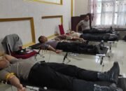 Polres Aceh Tengah Gelar Donor Darah, Wujud Kepedulian Sambut Hari Jadi Humas Polri ke-74