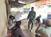 Babinsa Koramil 05/Linge Jalin Komsos dengan Warga Desa Kute Baru Bahas Rencana Gotong Royong