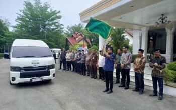 Walikota Langsa Lepas Keberangkatan Kafilah MTQ XXXVII Aceh Tahun 2025