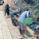 Satgas TMMD Kodim 0106 Aceh Tengah Pacu Pembangunan Jembatan Kayu di Pedalaman Linge
