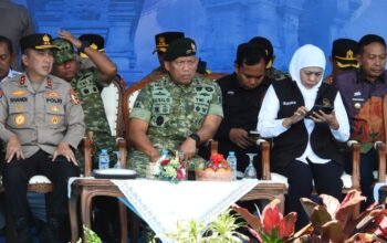 Panglima Divif 2 Kostrad Hadiri Apel Ojol Kamtibmas untuk Jawa Timur yang Aman