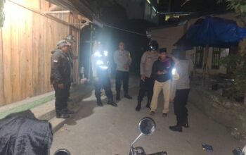Patroli Malam Bersama, Polsek Lut Tawar Cegah Guantibmas dan Tindaklanjuti Laporan Warga