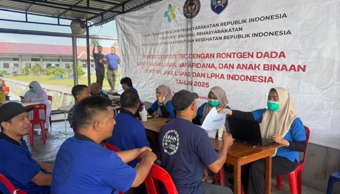Rutan Bener Meriah Gelar Kegiatan Penemuan Kasus TBC Melalui Rontgen Dada Tahun 2025