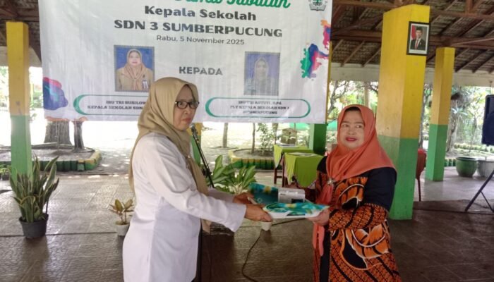 Serah Terima Jabatan Kepala Sekolah SDN 3 Sumberpucung: Tonggak Baru Menuju Sekolah Unggul dan Berkarakter