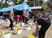 Jumat Berkah, Kapolres Aceh Tengah Tinjau Korban Kebakaran di Delung Sekinel dan Salurkan Bantuan