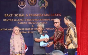 Rutan Cipinang Sukseskan Bakti Sosial dan Pengobatan Gratis Hari Bhakti Kemenimipas 2025