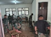 Pembersihan SMP 22 Aceh Tengah Capai 75 Persen Pasca Longsor