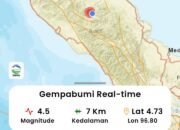 Gempa Magnitudo 4,5 Guncang Bener Meriah, Warga Sempat Panik dan Berhamburan ke Luar Rumah