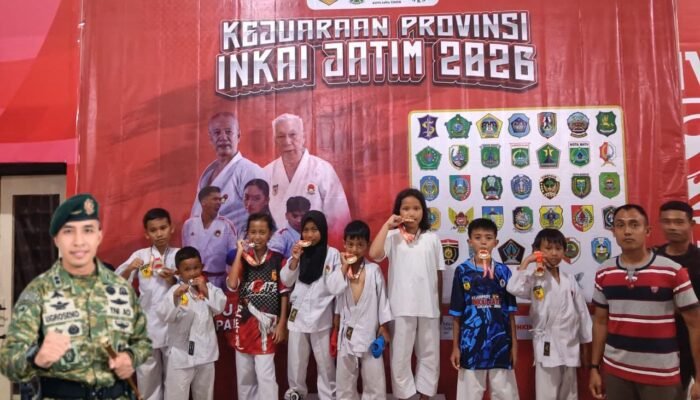 Letkol Inf Ugroseno Beri Apresiasi Pada Karateka Cilik Harumkan Nama Satuan Yonif 514/SY