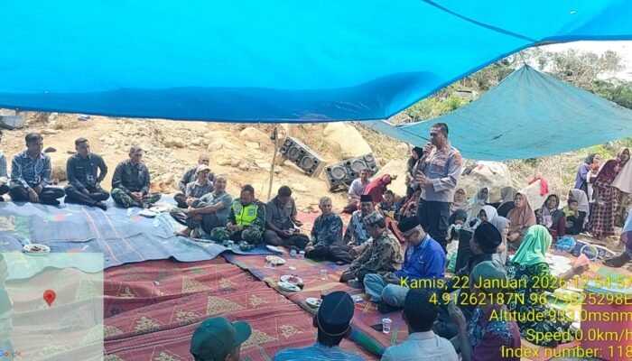 Jembatan Wih Gegaring Diresmikan, Wujud Syukur dan Kebersamaan Warga Pantan Sinaku