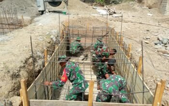Progres Pembangunan Jembatan Gantung Kalaili Capai 14,07 Persen
