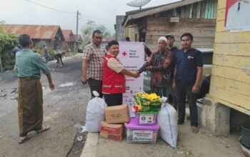 Satu Rumah Warga Terbakar di Wih Tenang Uken, PMI Bener Meriah Gerak Cepat Salurkan Bantuan Kemanusiaan