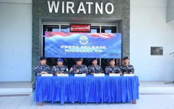 TNI AL Tegaskan Proses Hukum Oknum Prajurit, Dankodaeral VIII Gelar Konferensi Pers Terkait Insiden di Melonguane