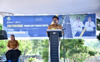 Perkuat Ketahanan Pangan, Bupati Samosir Resmikan Pompa Air Tenaga Surya Rp 2,6 Miliar di Onan Runggu