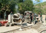 Progres Jembatan Gantung Kalaili Capai 23 Persen, TNI Pastikan Pembangunan Rampung Sesuai Target