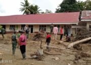 SDN 11 Linge PantanNangka,Tidak Layak pungsikan Berlajar mengajar,Pasca Banjir Murid Belajar di Tenda Darurat.