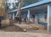 Masyarakat dan Perangkat Kampung Reje Payung Kompak Laksanakan Gotong Royong di SMPN 26 dan SDN 10 Linge Kampung Reje Payung.