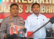 Polres Jombang Amankan Sejumlah Pemuda Bersenjata Tajam, Cegah Potensi Tawuran