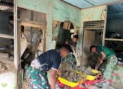 TNI Gotong Royong Bersihkan Lumpur Pasca Banjir di Aceh Tamiang, Warga Bersiap Tempati Rumah Kembali