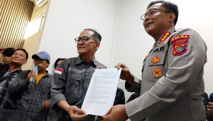 Puluhan Wartawan Datangi Polda Babel, Tolak Kriminalisasi Karya Jurnalistik